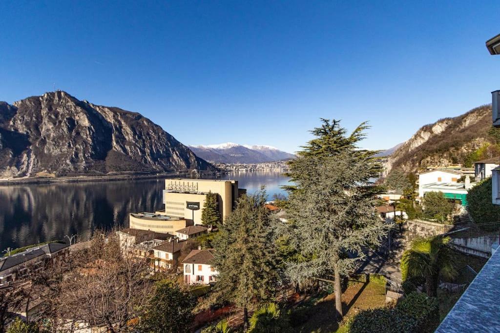 Wraparound Lake Views Bellavista Residence Campione dʼItalia Exterior foto